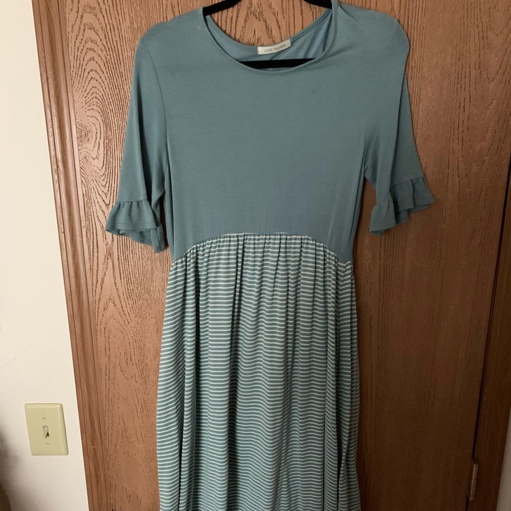 Blue midi Dress